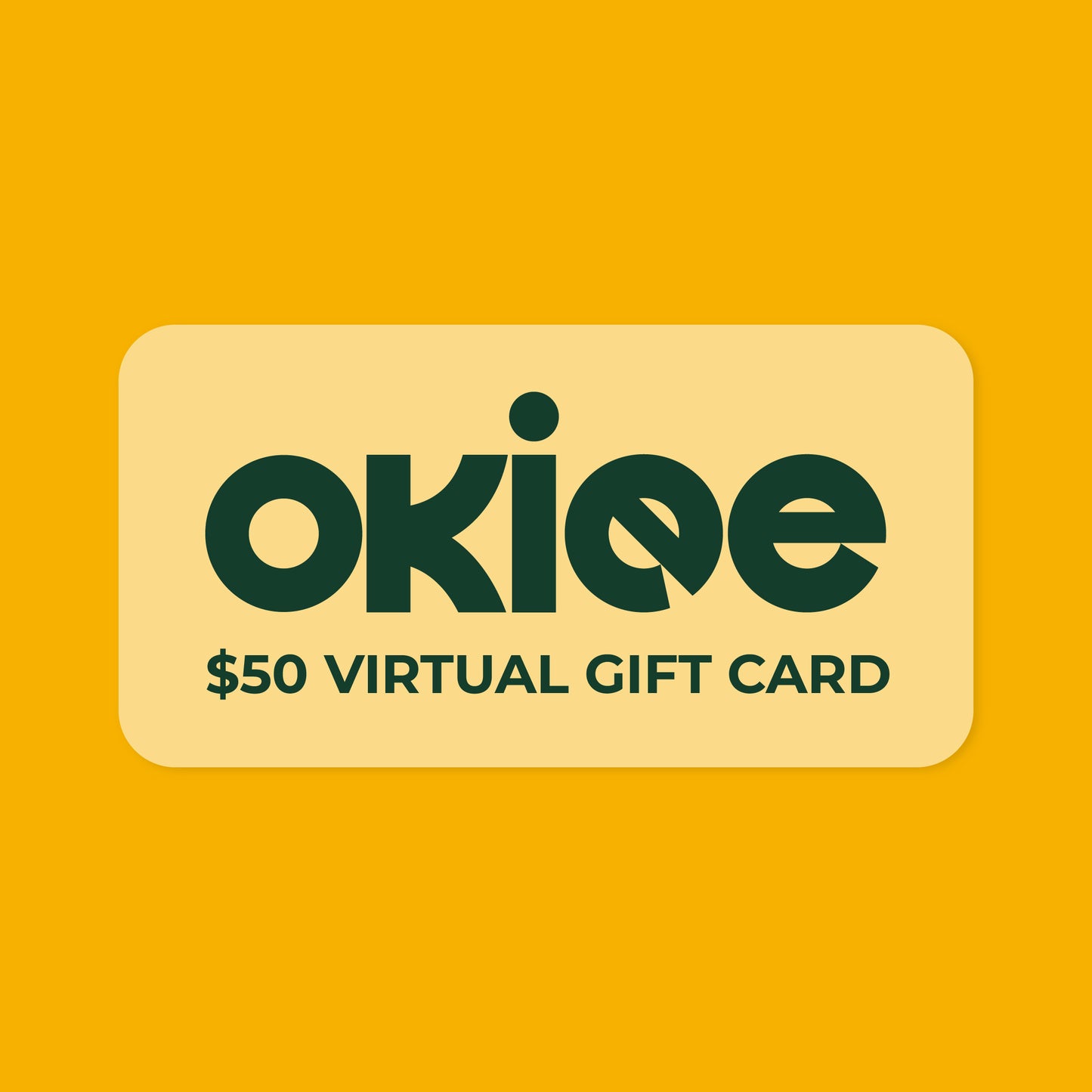Okiee Virtual Gift Card
