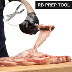 Stainless Steel BBQ Rib Membrane Remover Tool