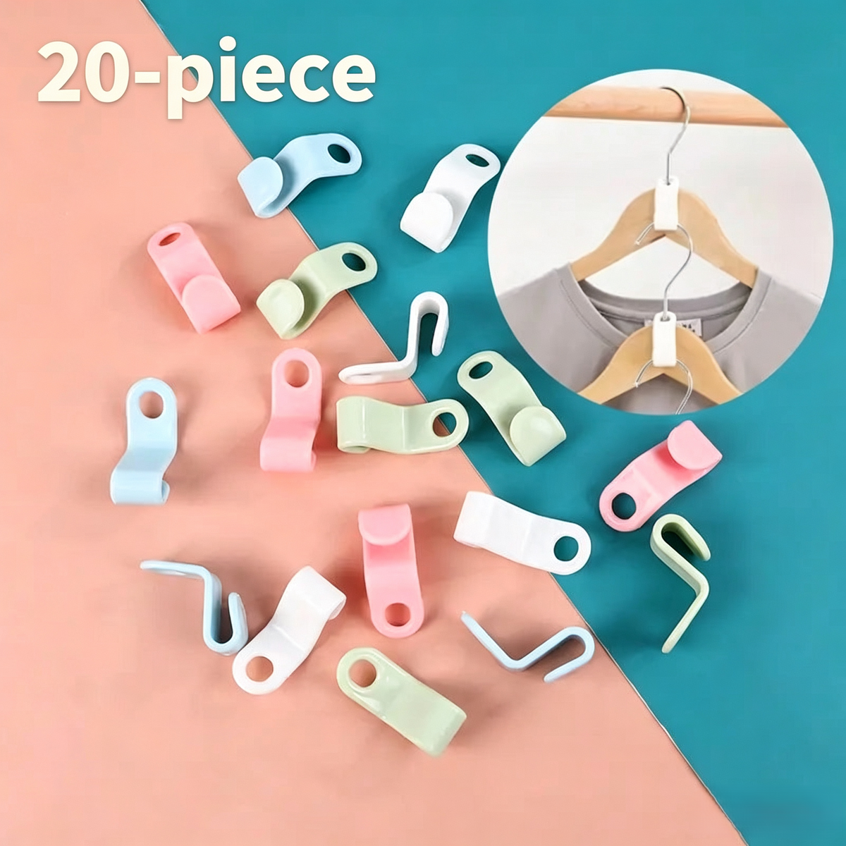 Clothes hanger connecting hook