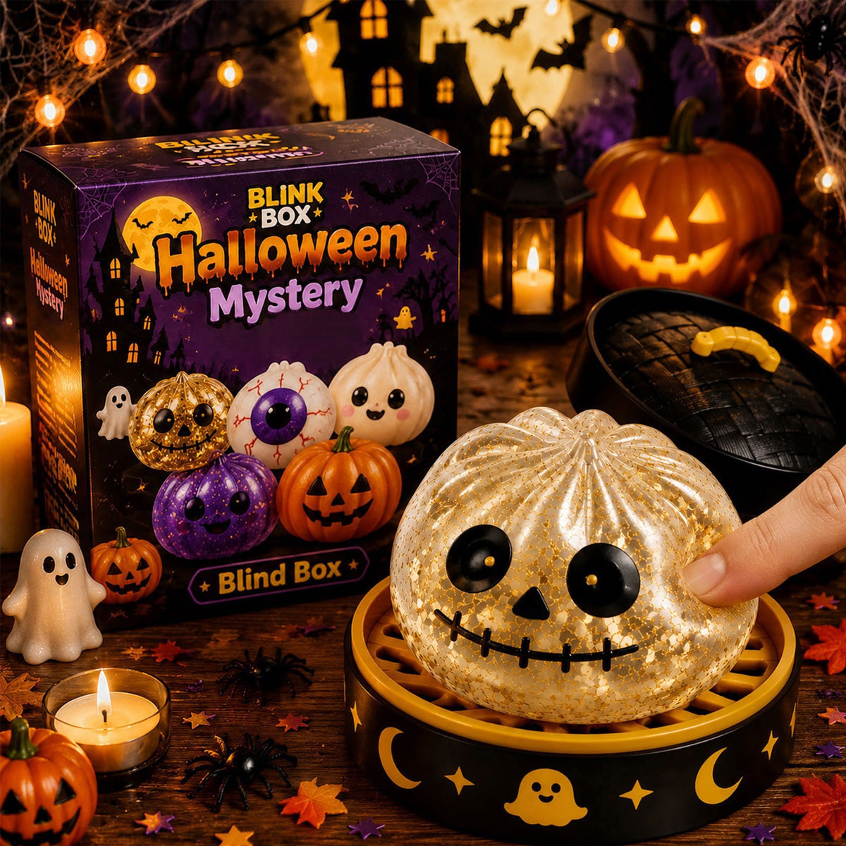 🎃👻Halloween Dumpling Stress Relief Toys