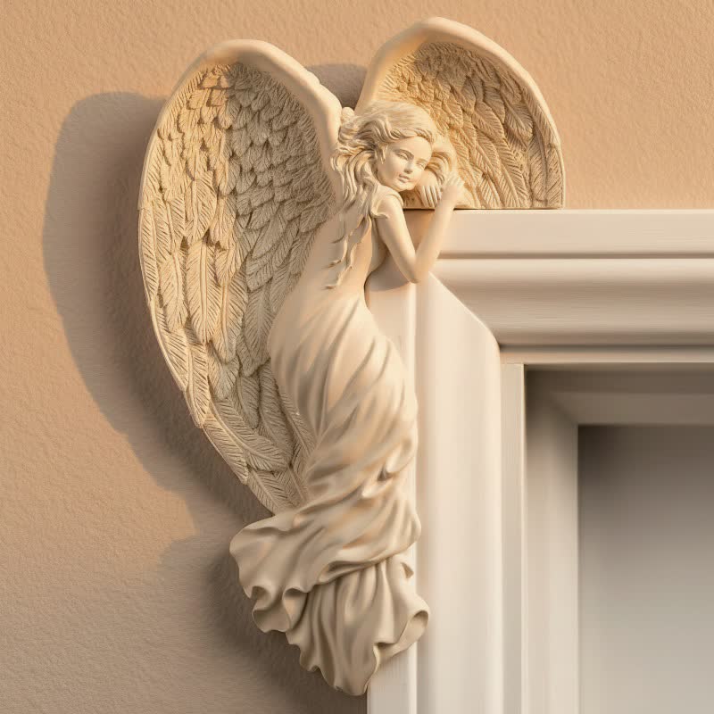 Ownkoti Door Frame Angel Wings Sculpture - image 3