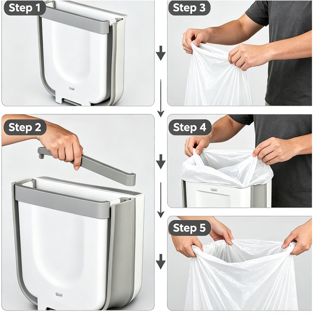Foldable Hanging Garbage