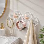 Heavy-Duty Luxury Acrylic Self-Adhesive Hooks