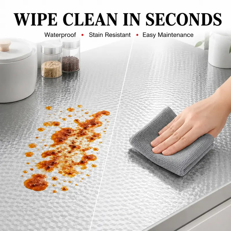 Self-Adhesive Aluminum Foil Kitchen Backsplash Wallpaper