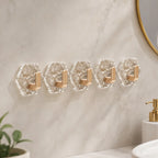 Heavy-Duty Luxury Acrylic Self-Adhesive Hooks